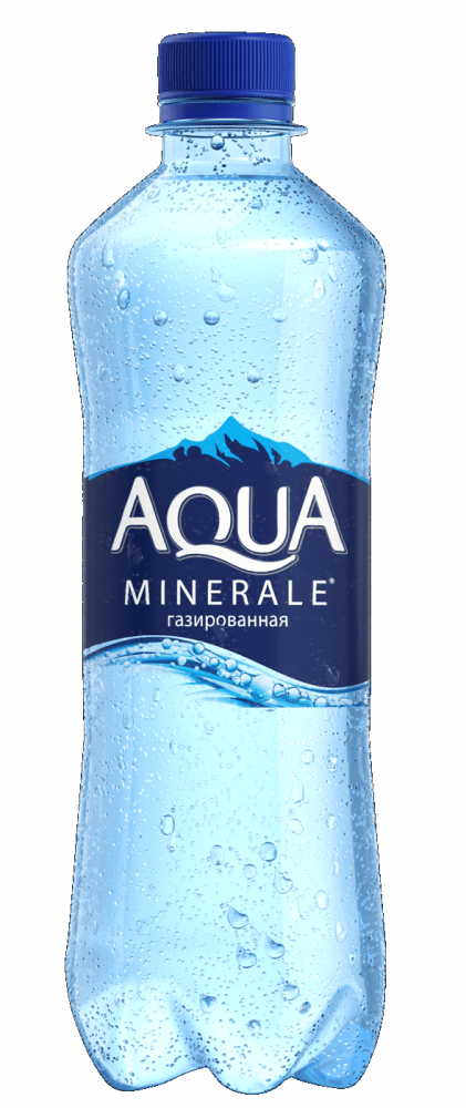 Вода Aqua Minerale (Аква Минерале) 0,5л, газ, пэт (12 шт/уп)
