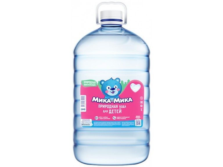 Вода природная байкальская для детей «Мика-Мика», 5 литров пэт.
