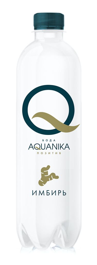 Напиток Акваника (Aquanika Positive) Имбирь 0,5 литра, без газа, пэт (12 шт/уп)