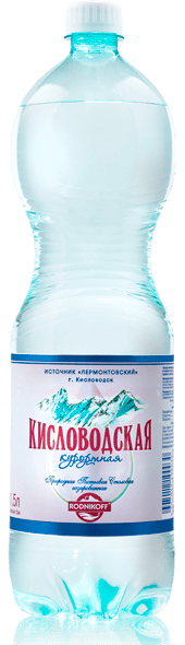 Вода "Кисловодская Курортная" 1,5л, газ, пэт (6 шт/уп)