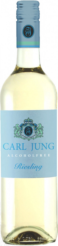Безалкогольное вино "Carl Jung - Riesling" Сухое, Белое 0,75л, стекло (6 шт/уп)