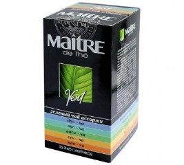 Чай "Maitre" (Мэтр) Зеленый, ассорти Весь Китай (25 пак.)
