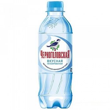 Вода Черноголовская, 0,33л, без газа, пэт (12 шт/уп)