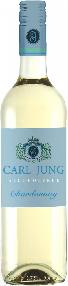  Безалкогольное вино "Carl Jung - Chardonnay" Полусухое, Белое 0,75л, стекло (6 шт/уп) 