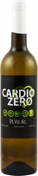 Безалкогольное вино "Cardio Zero - Blanco" Полусухое, Белое 0,75л, стекло (6 шт/уп)