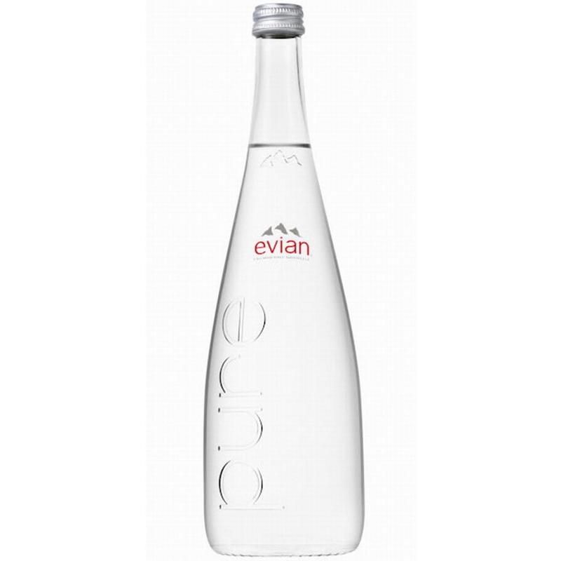 Evian, 0.75 л, без газа, стекло, 12 шт/уп (Эвиан)