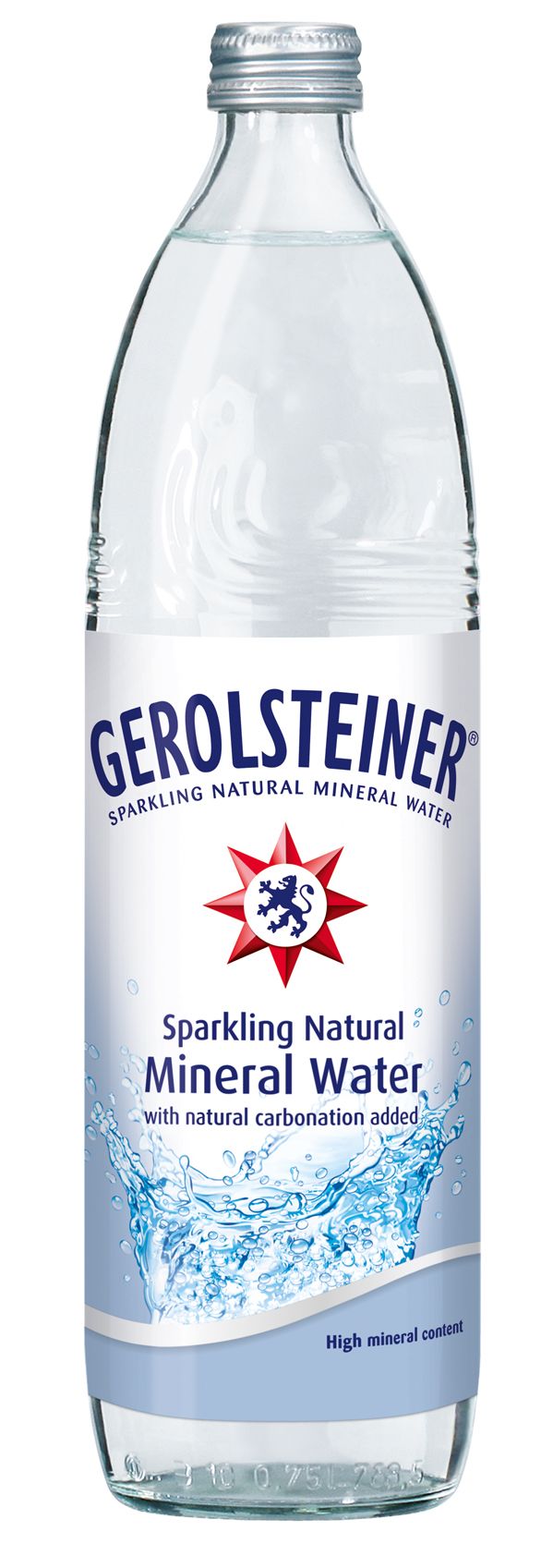 Герольштайнер (Gerolsteiner) 0,75л газ стекло (15 шт/уп)
