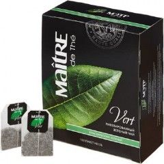 Чай "Maitre" (Мэтр) Зеленый, Классический (100 пак.)