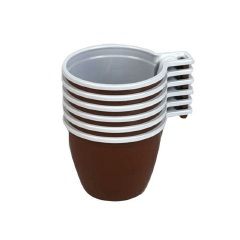 Чашка кофейная пластиковая одноразовая 100мл, 50 шт/уп