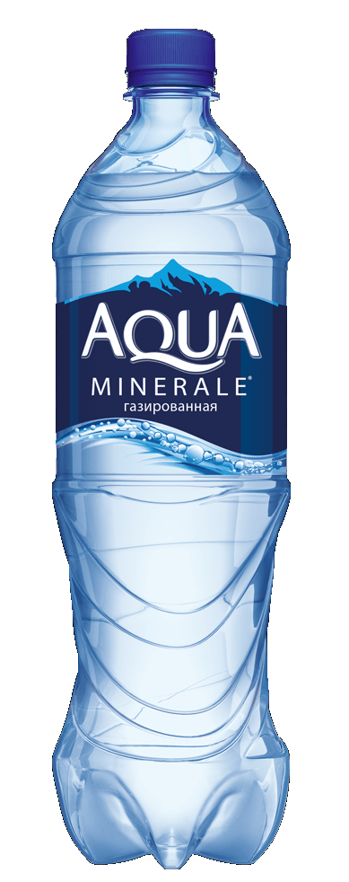 Вода Aqua Minerale (Аква Минерале) 1л, газ, пэт (12 шт/уп)