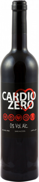 Безалкогольное вино "Cardio Zero - Tinto" Сухое, Красное 0,75л, стекло (6 шт/уп)