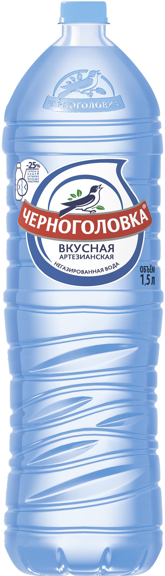 Вода Черноголовская, 1,5л, без газа, пэт (6 шт/уп)
