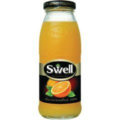Swell Апельсин 0,25л, стекло, 8 шт/уп
