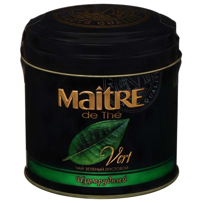 Чай "Maitre" (Мэтр) Зеленый, листовой, Изумрудный (100 гр.)